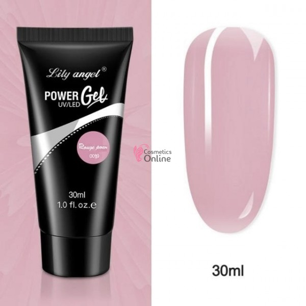 PolyAcril Gel UV/ LED pentru unghii false Lily Angel de 30 ML - 018 Nude Color